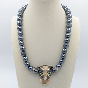 KJL For Avon Dutchess of Windsor Panther Necklace